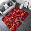Australian Aboriginal Art Door Mat Washable Non-Slip Living Room Sofa Chairs Area Mat Kitchen Doormat Area Rug