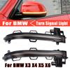 Semnalizare dinamică LED pentru oglindă laterală cu lentilă fumurie, pentru BMW X3 F25 X4 F26 X5 F15 X6 F16 2014-2018