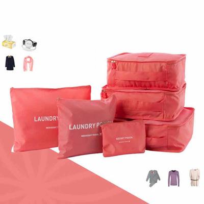 Travel Storage Bag 6-piece Business Trip Clothes Underwear Bra Packing Bag 6-piece Luggage Storage Bag