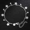 Copper Plated Pretty Nice Butterfly Chain Bracelet Fashion Charm Anklet Wedding Cute Women Lady Party Gift