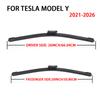 For Tesla Model Y Juniper 2025 2021-2026 26''-20'' Car Wiper Blade Front Wipers Fit Push Button Arm Windscreen Auto Wiper Blades