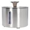 2.5L Cat Water Fountain 304 Stainless Steel Automatic Pet Water Drinking Dispenser with Water Level 