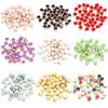10pcs/lot 8mm Alloy Double Sided Love Heart Beads Multicolor Enamel Loose Spacer Beads For DIY Jewelry Making Necklace Bracelets