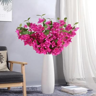 6 Stück Künstliche Bougainvillea Speetabilis Realistische Falsche Blume Hochzeitsparty Innen Zuhause Büro