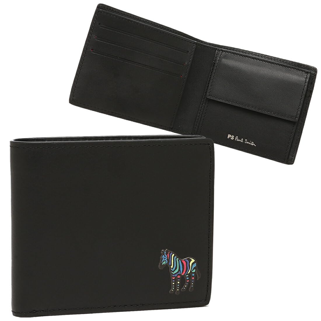 

Paul Smith Bifold M2A6078 MZEBRA 79 Мужской кошелек, Черный, [Б/У]