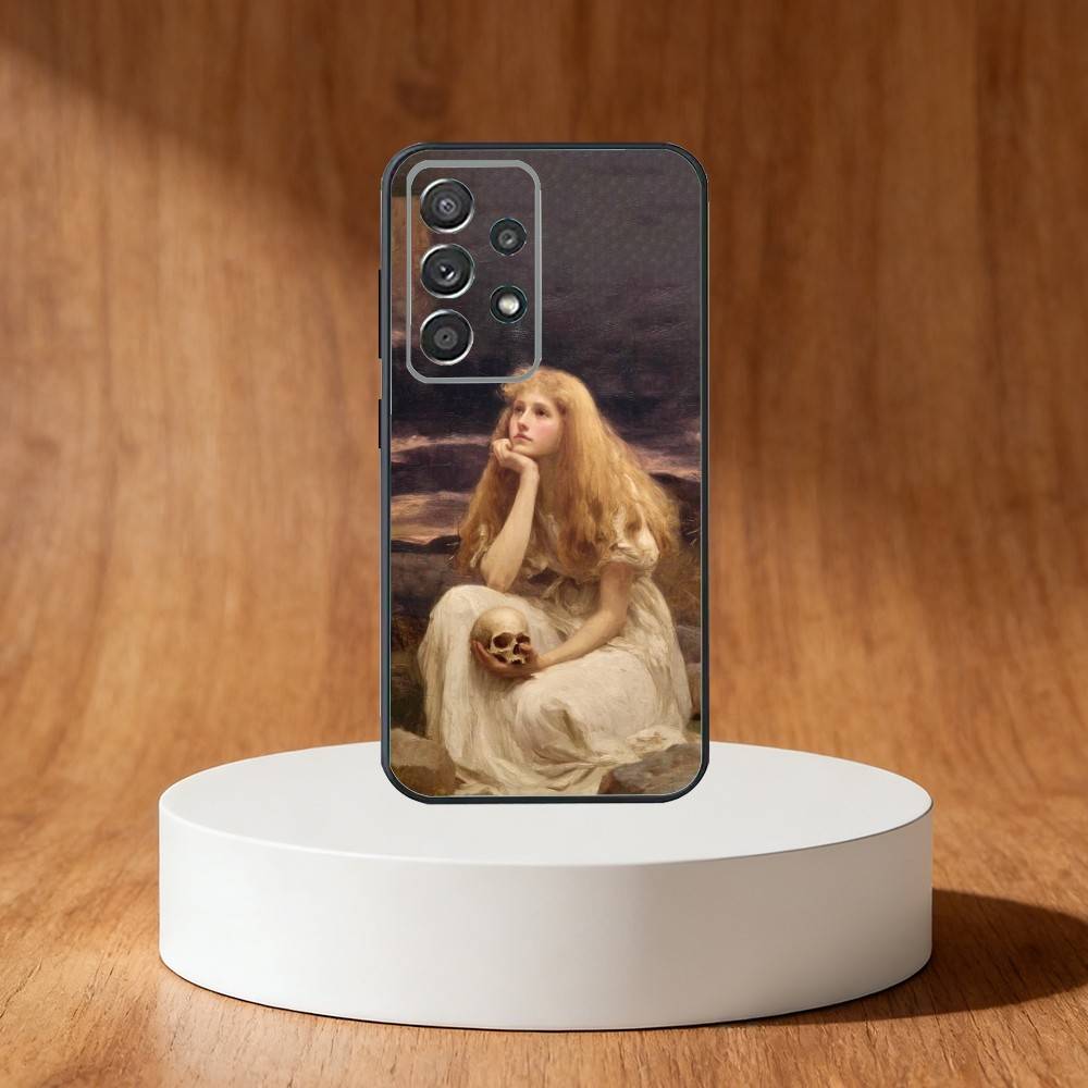 ART Renaissance Paintings Phone Case For Samsung S25,S24,S21,S22,S23,S30,Ultra,S20,Plus,Fe,Note,10,9,5G Black Cover