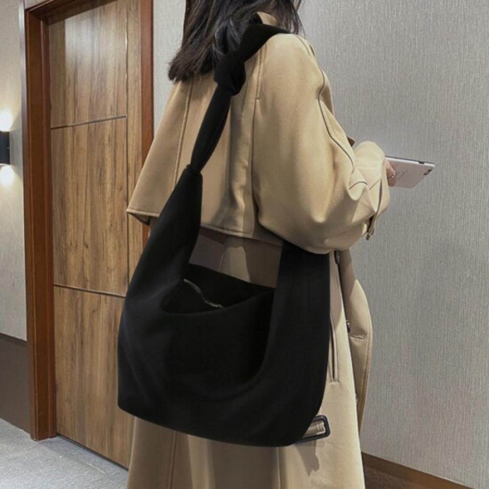 New ArrivalS Open Run Liletto Black Women S caSual Shoulder Bag Minimal Ribbon