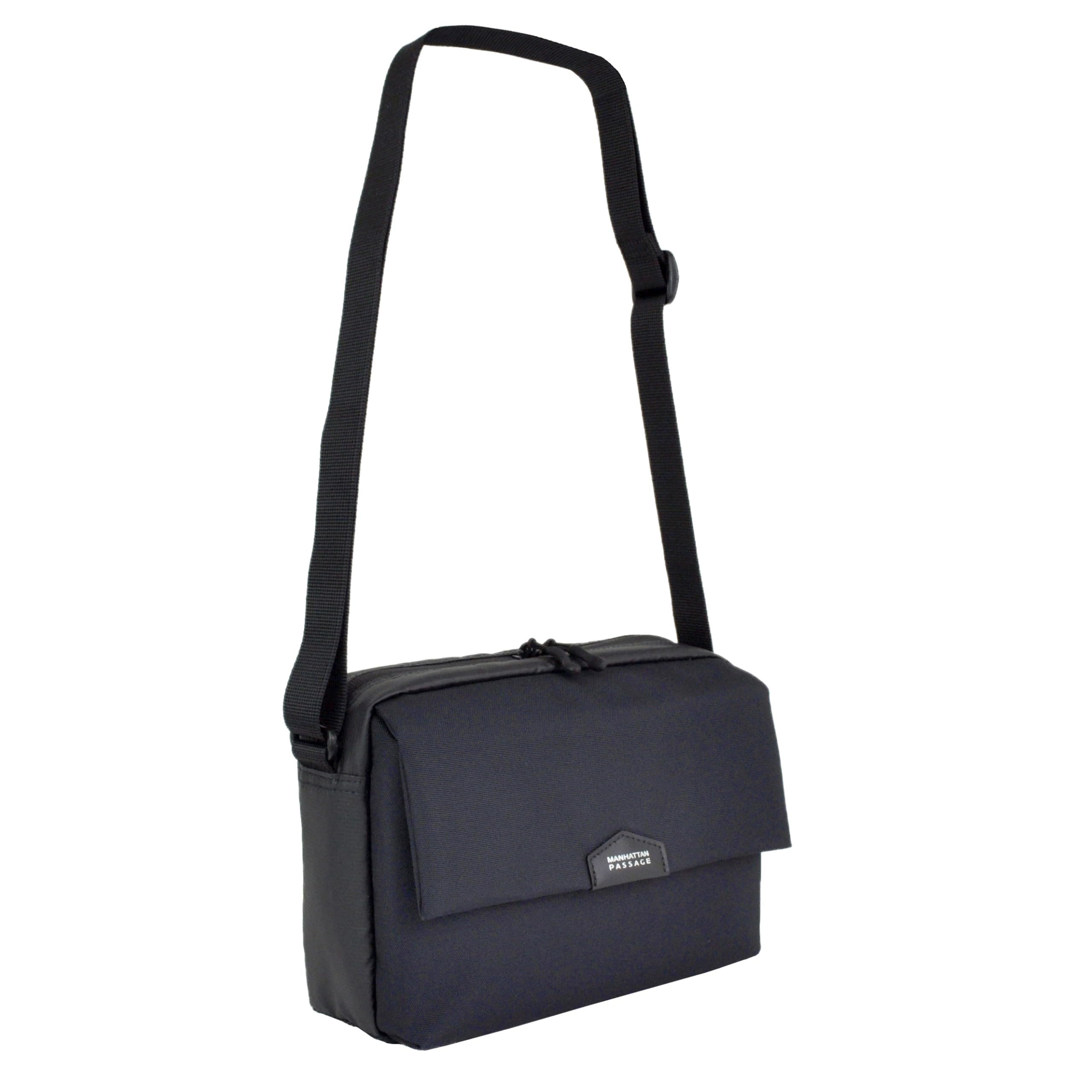 

5688MB A5 Flap Shoulder Bag Est3 Unisex [Manhattan Passage] 2.0, (Midnight Blue) midnight синього кольору