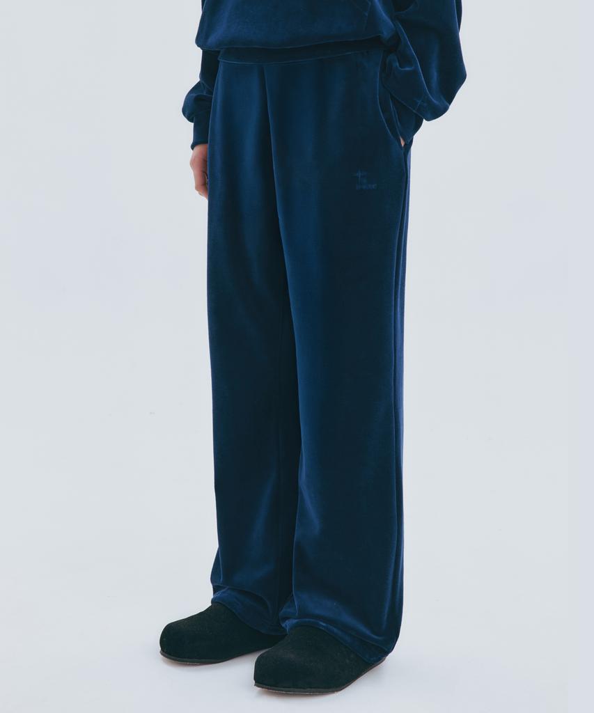 Deodeulimeo Soft Velvet Sweatpants Navy