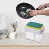 Kitchen Dish Soap Dispenser Pump Sponge Holder Perfect for Busy Kitchens and Industry