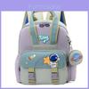 Childrens Double Shoulder Backpack With Oxford Fabric And Astronaut Rabbit Pattern For School Use