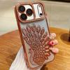 Sparkle Peacock Glitter Rhinestone TPU Case IPhone 16 15 17 Pro Max - Full Coverage Shockproof Luxury Phone Cover