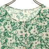 agnes b. Made In Japan Floral Short Sleeve India Cardigan Ivory Women Used