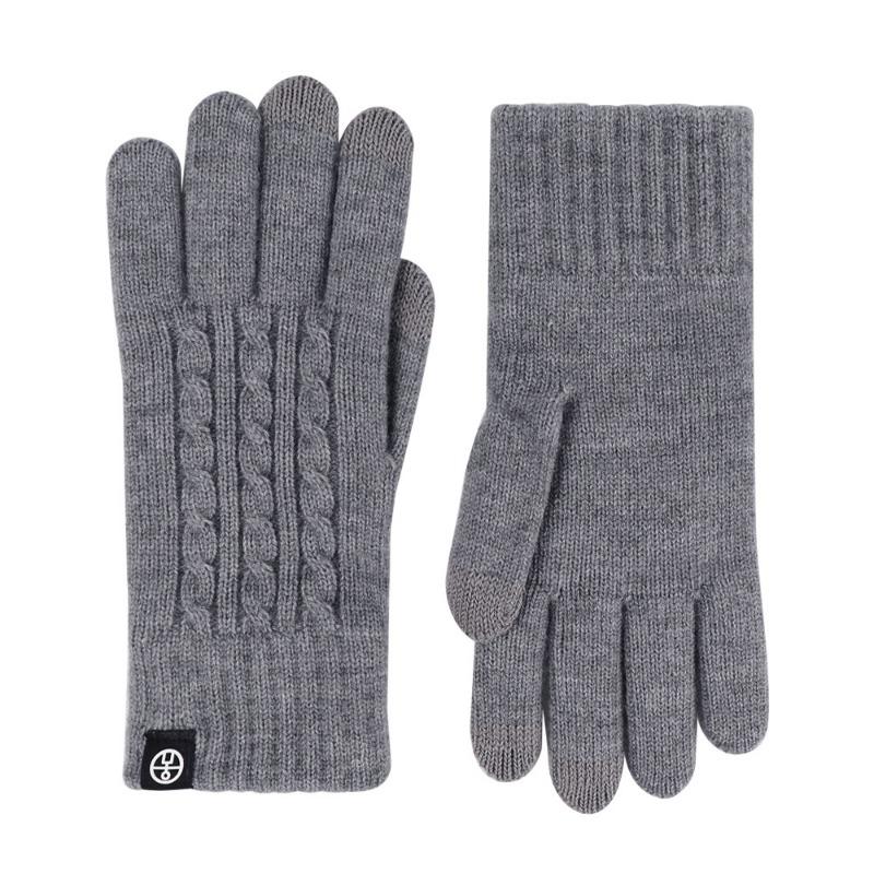 Winter gloves women's warm and comfortable knitted gloves women's outdoor riding gloves men's piled thickened gloves women