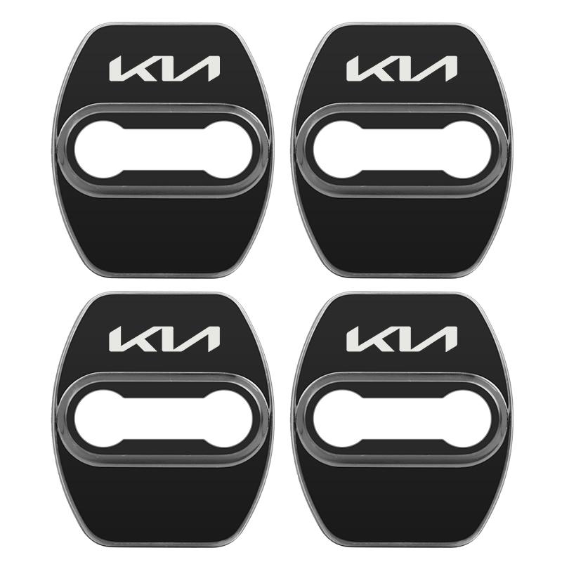 BBEF9 4pcs Car Styling Auto Protect Door Lock Cover Stickers Accessories Case For Kia Rio Sportage Cerato Soul Sorento Picanto