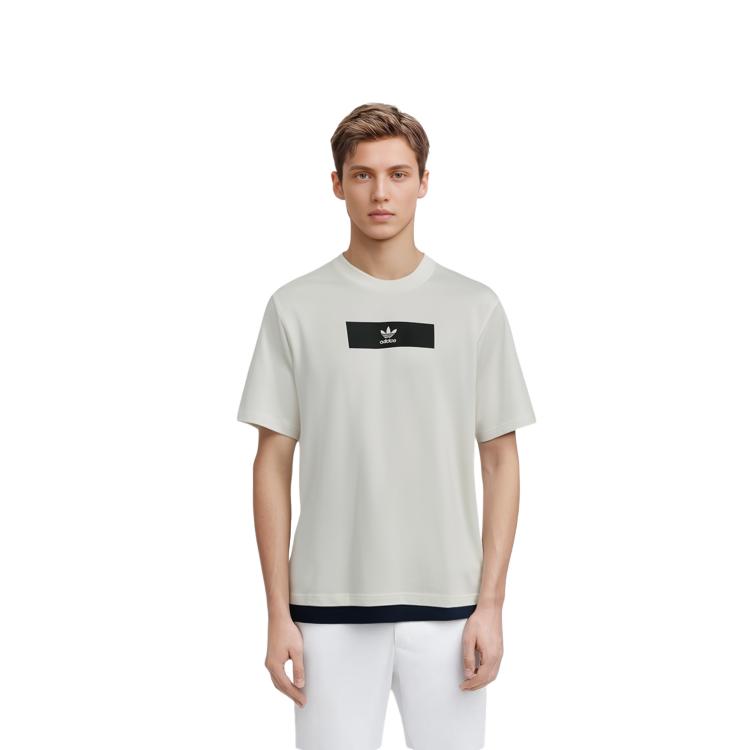 Adidas Originals T Shirts Men's Crew Neck Moderate Straight Fit DV2017