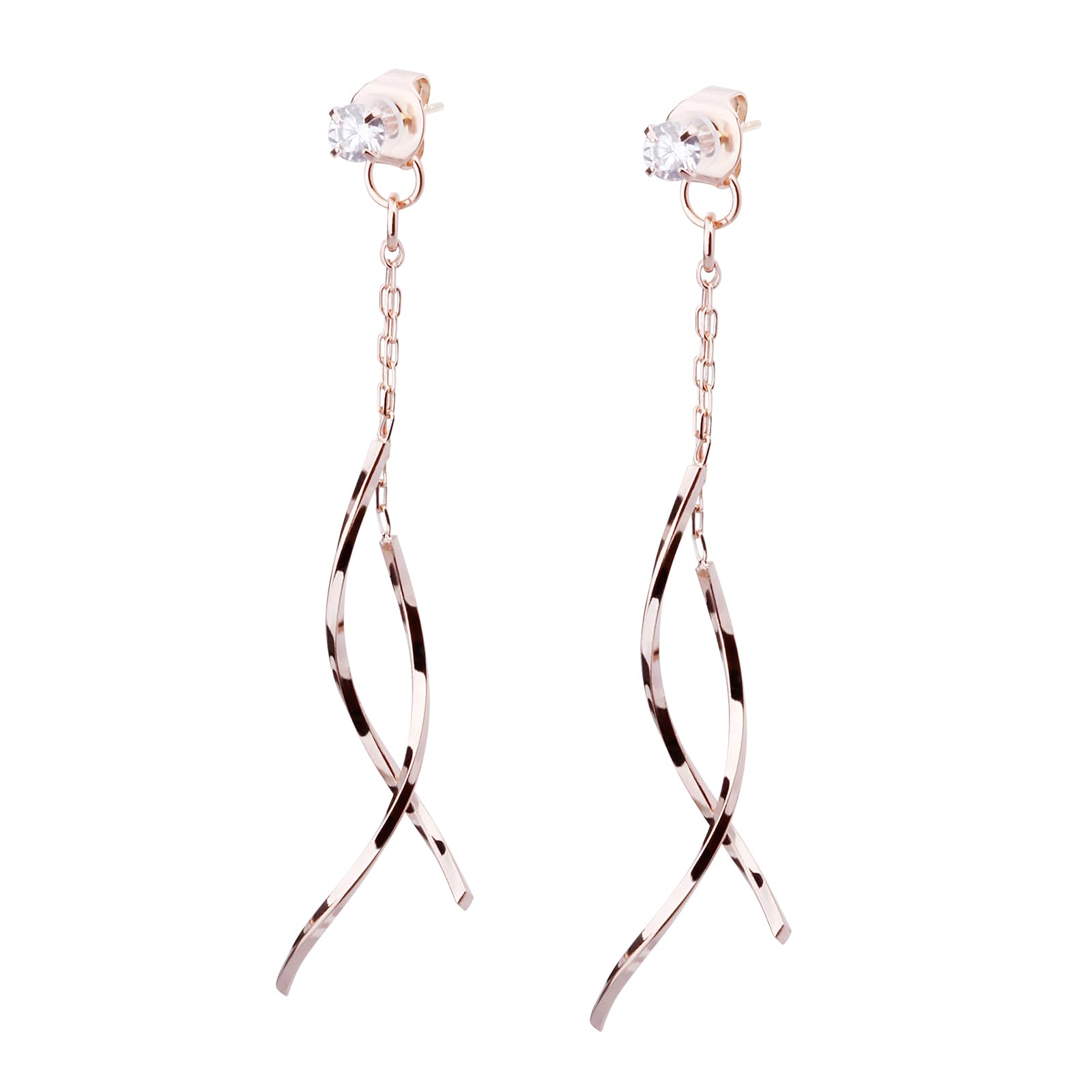 

Сережки LOKUMI 2way Застібка-пусет Зроблено в Японії 18K K18 Пусет K18 Гіпоалергенні Кубічні Сережки-підвіски Довгі Прості Пусети Підвісні Популярні Без нікелю Подарунок