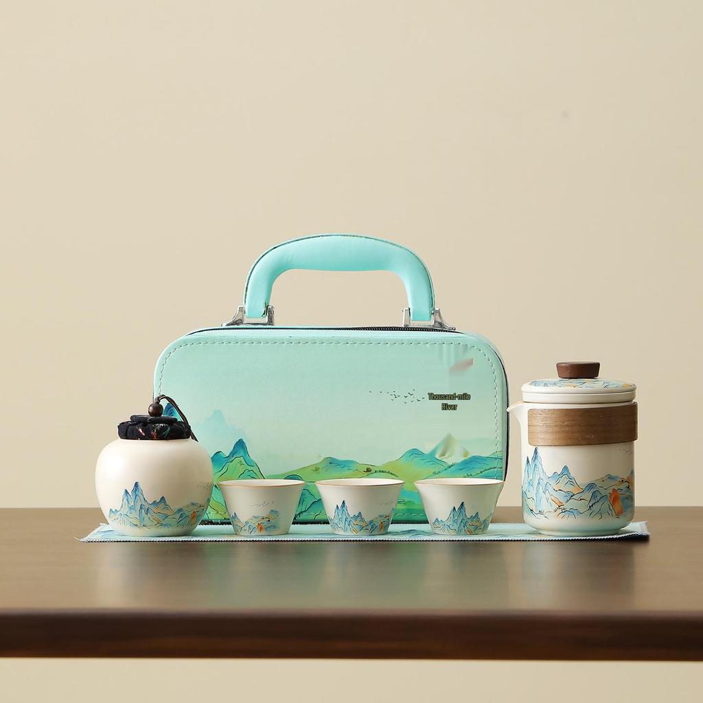 Thousand Miles Tea Set: Chinese Cultural & Creative Business Gifts