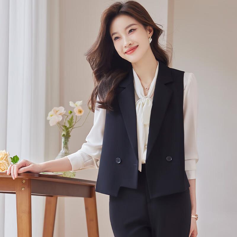 Elegantes 3-teiliges Business-Westen-Anzug für Damen