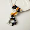 Enchanting Cat Acrylic Fridge Magnets Bottle Opener Embossing Hot Stamping Refrigerator Magnets Sticker Gift Home Decoration
