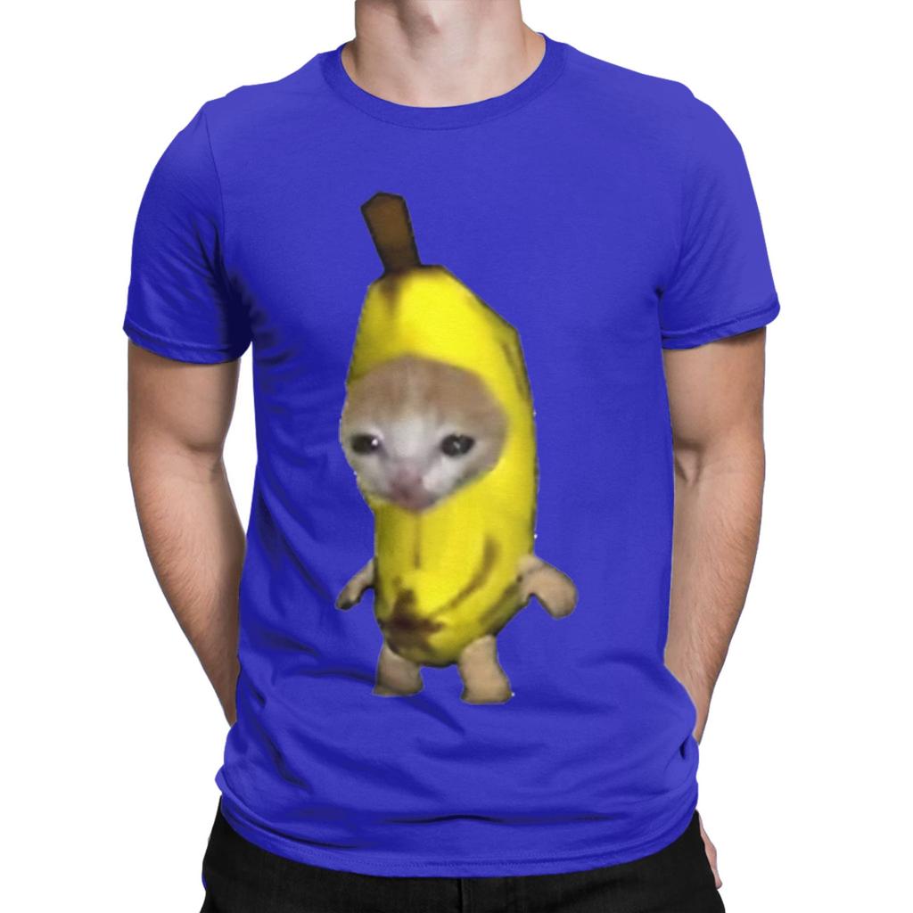 Banana Kitten Novelty Graphic 100 Cotton Tshirt Meme Tops Tees For Unisex