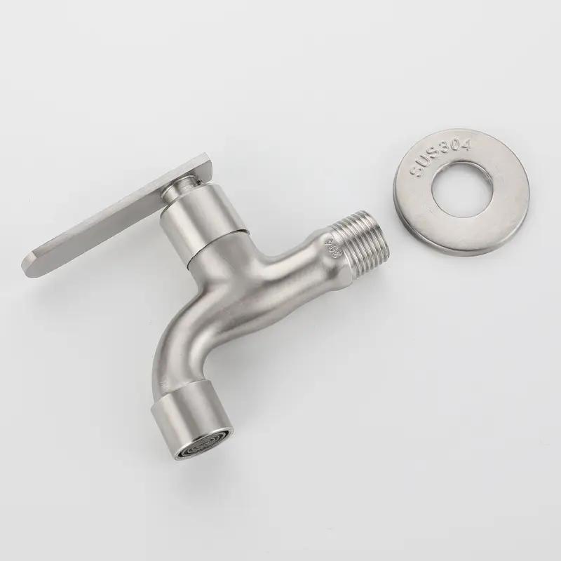 Single Cold Water Basin Faucets Balcony Mop Pool Faucet Copper Washing Machine Tap Wall Mounted Household Quick Open Faucet