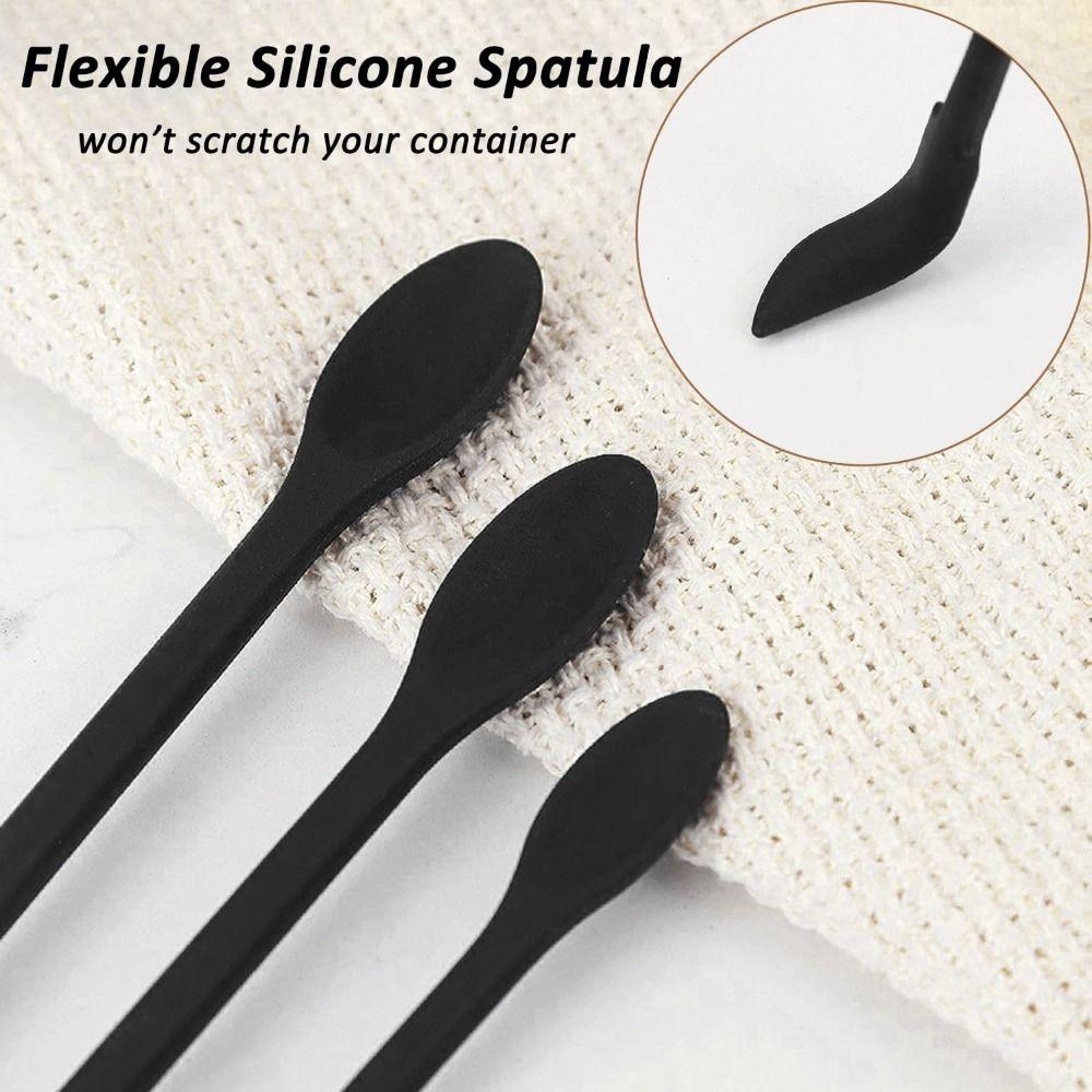 3Pcs/Set Heat Resistant Silicone Spatula Tool Multiple Sizes Mini Scraper Tool  Kitchen Utensils