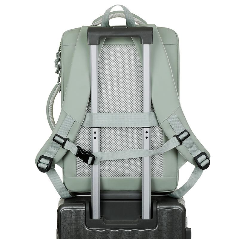 Lässiger Business-Rucksack für Männer und Frauen Laptop-Rucksack Großes Fassungsvermögen Nass- und Trocken-Reiserucksack