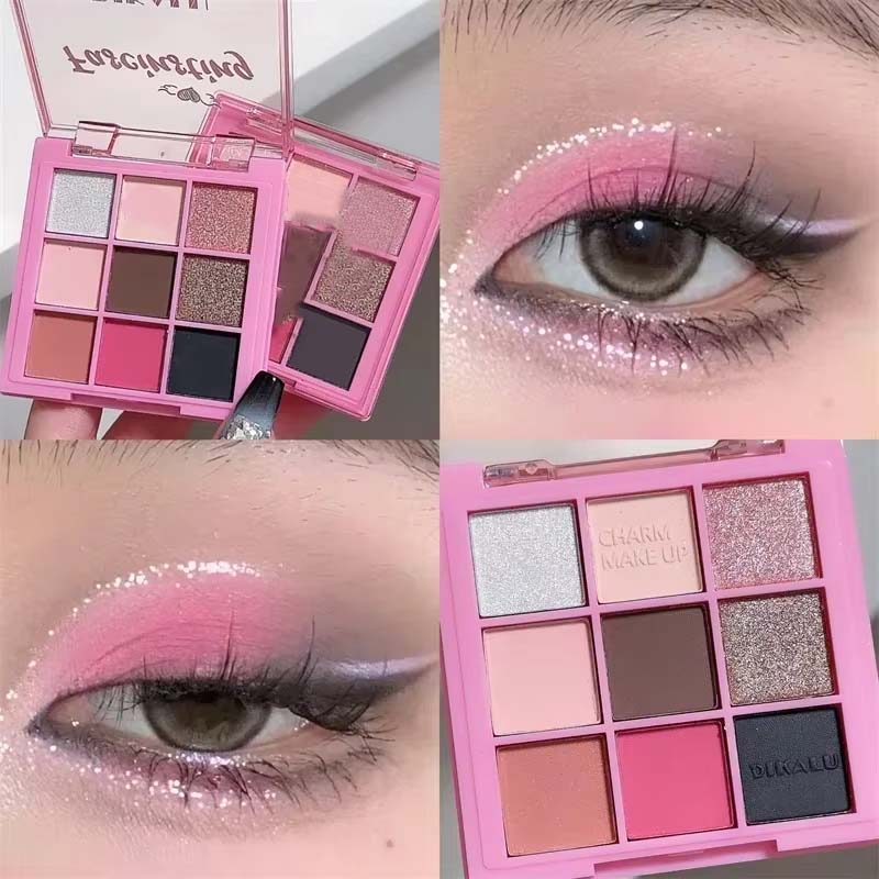 

Палитра теней для век в стиле панк-смоки из 9 цветов Сине-черная Готическая палитра теней для век Макияж в шоколадно-коричневых тонах Палитра теней для век Мерцающая блестящая матовая палитра теней для век 015