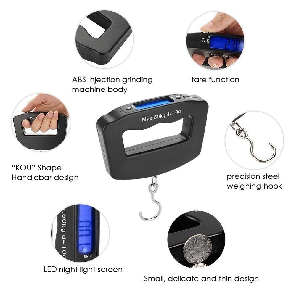 Weight Scales Travel Digital Hanging Scales Electronic Scale Multifunction Scales Luggage Scale