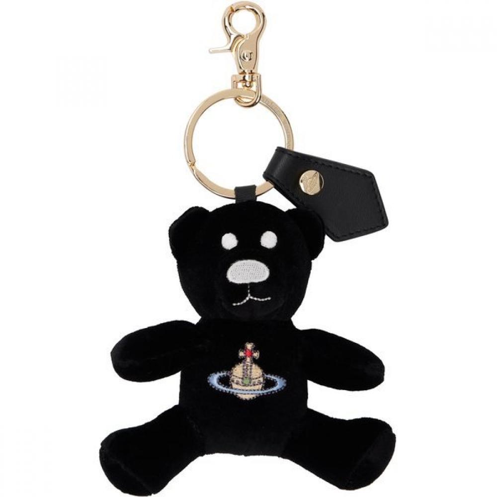 

Vivienne Westwood 25ss Embroidered Logo Teddy Bear Key Ring 82120005u W00zl N401