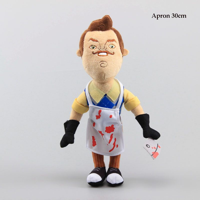 Neighbor Hello 5 Flashlight Butcher Neighbor Plush Figure Toy Doll Stuffed