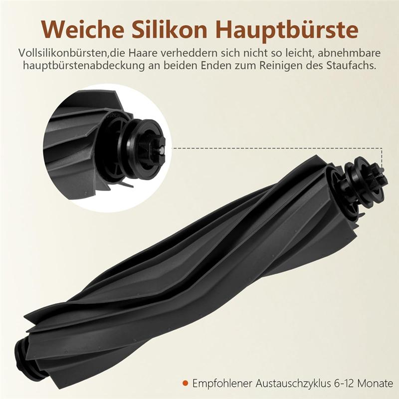 A78E-For Dreame L10s Pro Ultra Heat, L10s Ultra Gen 2,Mova E30 Ultra Accessories Replacement Parts Main Brush,Filters