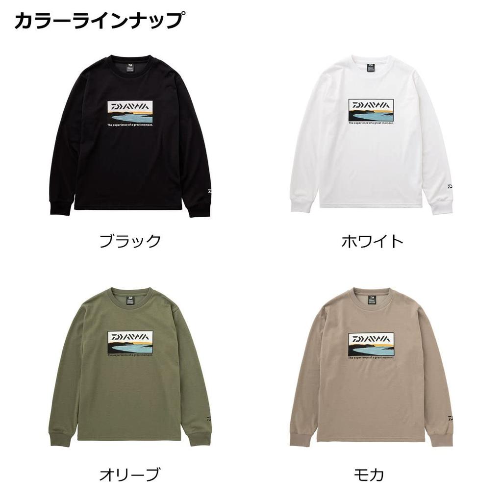 DAIWA Graphic Long Surf White WM T-shirt DE-6122
