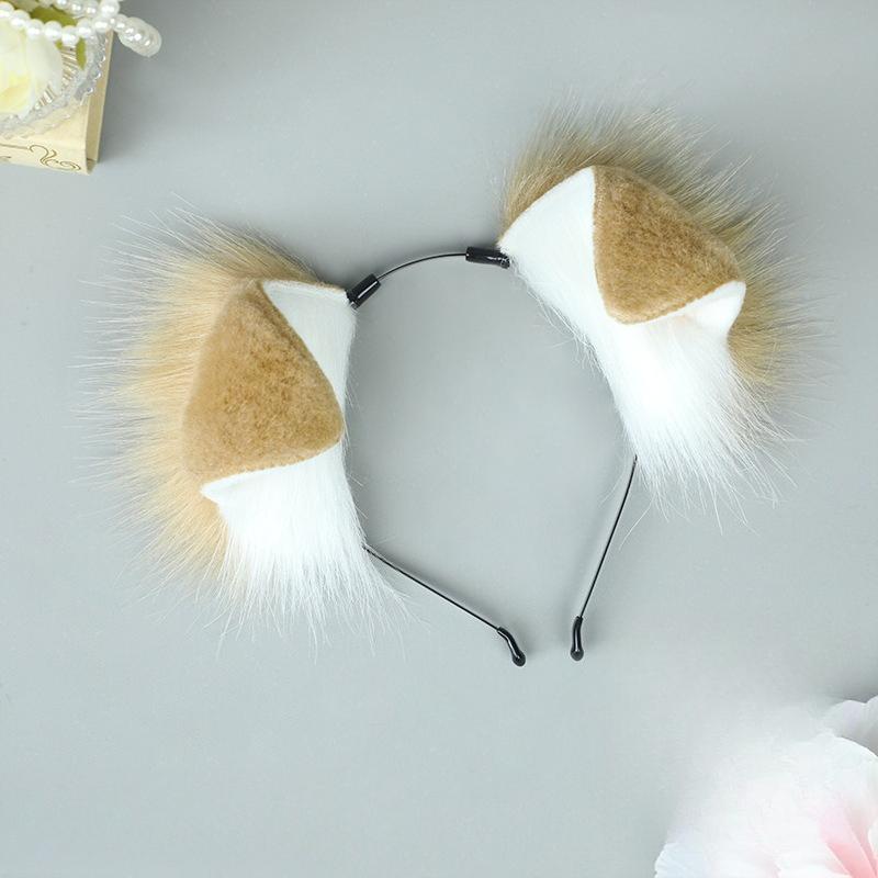 

Halloween Dog Ears And Tail Suit Shiba Inu Tail Comic Exhibition Cos Props Shiba Inu Simulation Animal Ears And Tail Suit