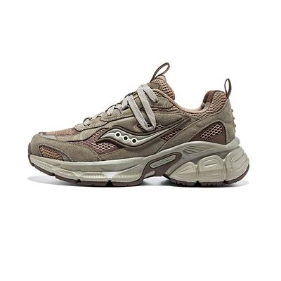 2K Kawaleryjskie Retro Wygodne Antypoślizgowe Trwałe Niskie Codzienne Buty do Biegania Unisex Sneaker Kawowo-Brązowe S79053-6