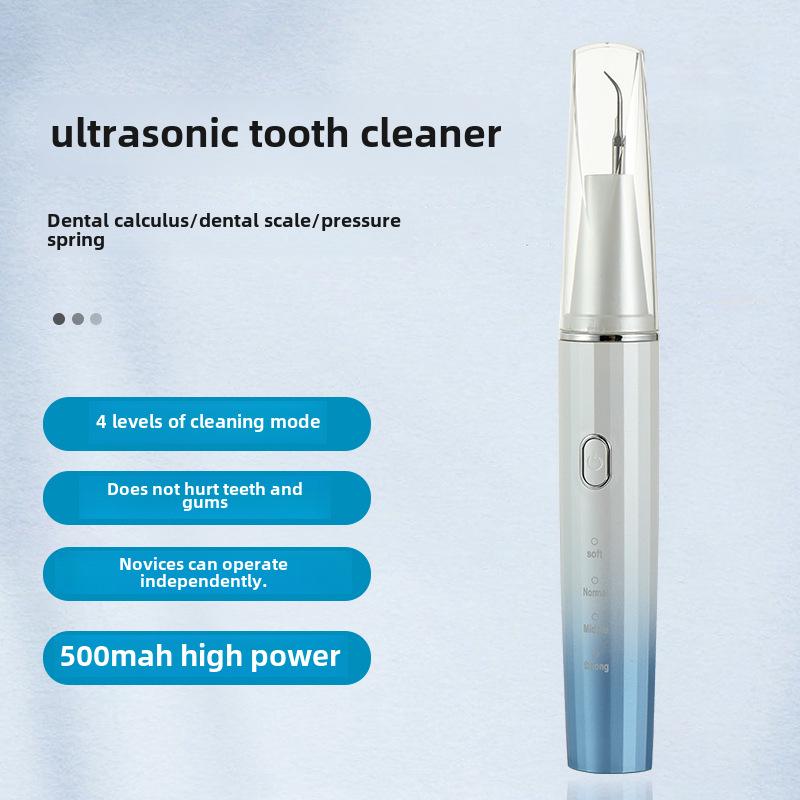 

Портативный ультразвуковой электрический очиститель зубов, средство для удаления зубного камня, ручное устройство для отбеливания зубов с визуальной очисткой.