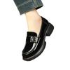 Fashion Retro Platform Heightening Loafers Womens Autumn New British Style Casual Small Leather Shoes Platform Comfortable Casual Shoes