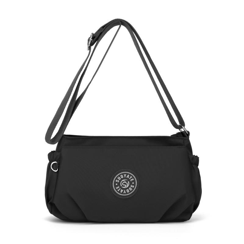 Damentasche Sommer neue Nylontasche plissierte Schultertasche Trend Mutter Umhängetasche Handy kleine quadratische Tasche