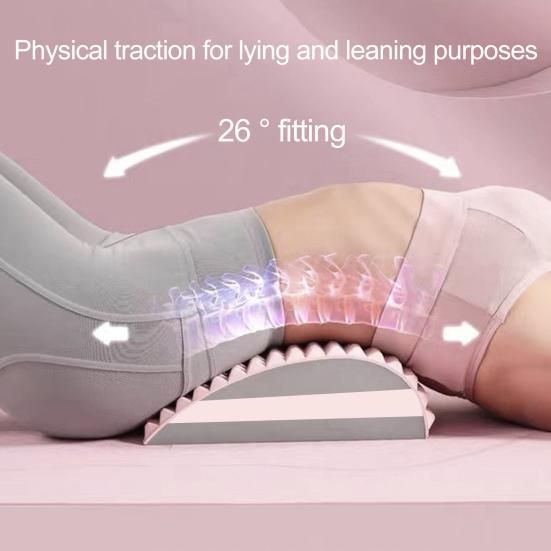 Rückendehner, Nackenknacker, ultradickes Schmerzlinderungsgerät zur Linderung der Lendenwirbelsäule, mehrstufig verstellbares Wirbelsäulenbrett für Männer und Frauen