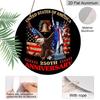2D Flat Retro Aluminum Wall Decals In Various Sizes. Independence Day Theme, Featuring A 250th Anniversary Bald Eagle and Flag Design. Ideal for Home