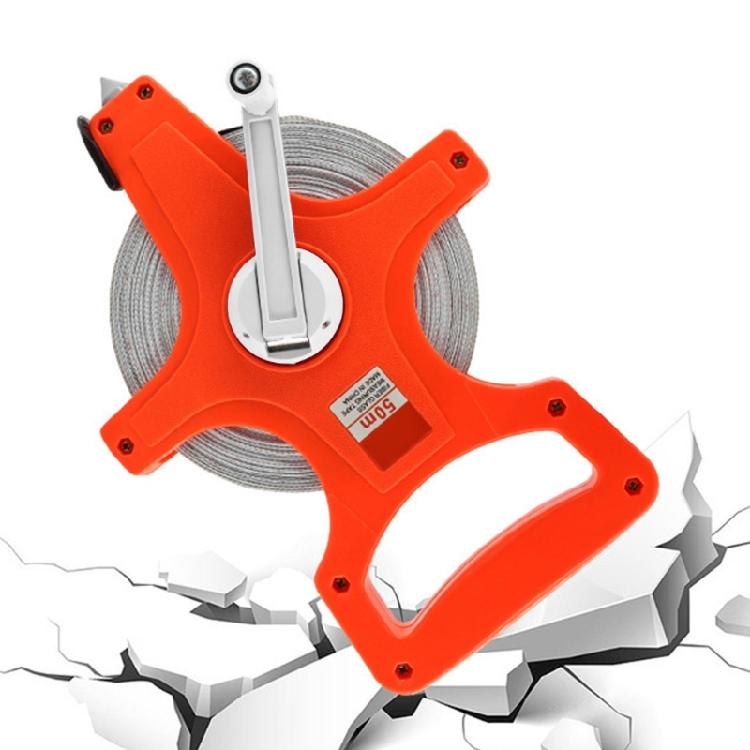 Open Reel Tape Measure Ruler Measuring Ruler Open Reel Fiberglass Measure Tape Retractable Tape Measure