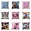 Mickey Cartoon Print Pillow Cover Modern Sofa Car Home Decor Cushion