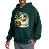 Men's Hooded Sweatshirt, Contrasting Color Sweatshirt, Sports   Casual Jacket