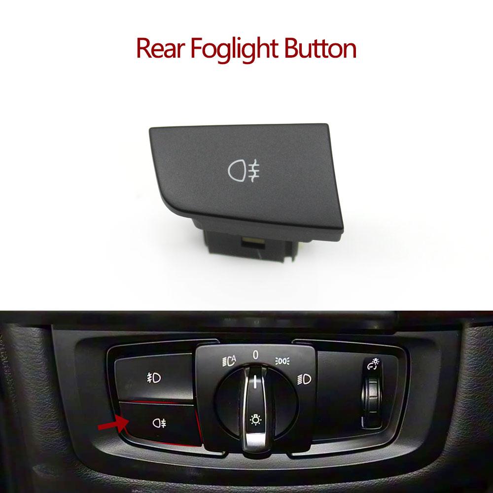 Car Head Lamp Rotary Headlight Switch Cover Foglight Button For BMW 2 Series X5 X6 X5M X6M F15 F16 F85 F86 F45 F46 61319311727