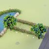 10pc 1:200 Scale Trains DIY Scenery Landscape Model Trees Building Accessories