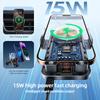 Car Mobile Phone Holder 15W Wireless Charger Intelligent Infrared Bracket For Citroen C4 C3 C5 AIRCROSS C5X Cactus PICASSO e-C3 NF2