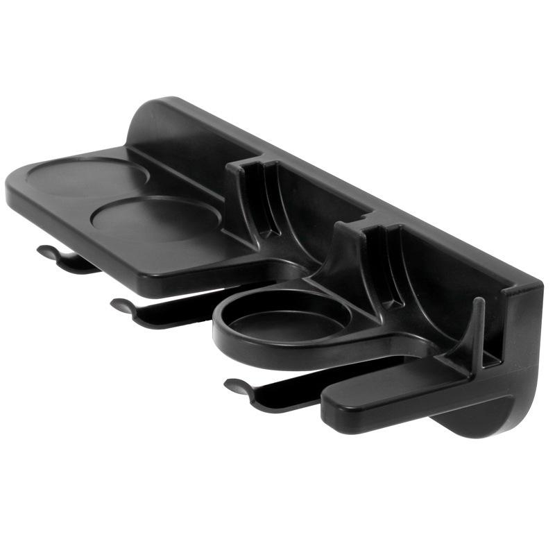 Wall-Mounted Coffee Accessory Organizer with Tamper Holder & Hammer Bar