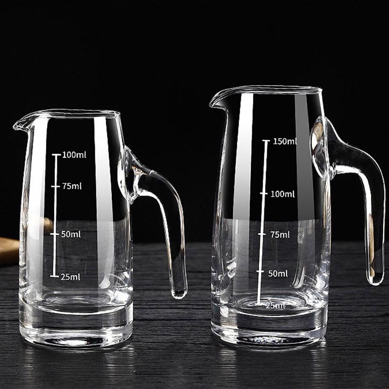 Baijiu Wine Decanter Set with Small Glasses and Measuring Cup - Ideal for Home or Restaurant Use