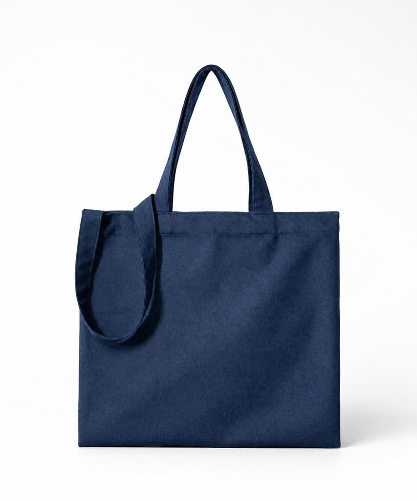 Lengagement Story Logo Two-Way Denim Eco Bag [Blue]
